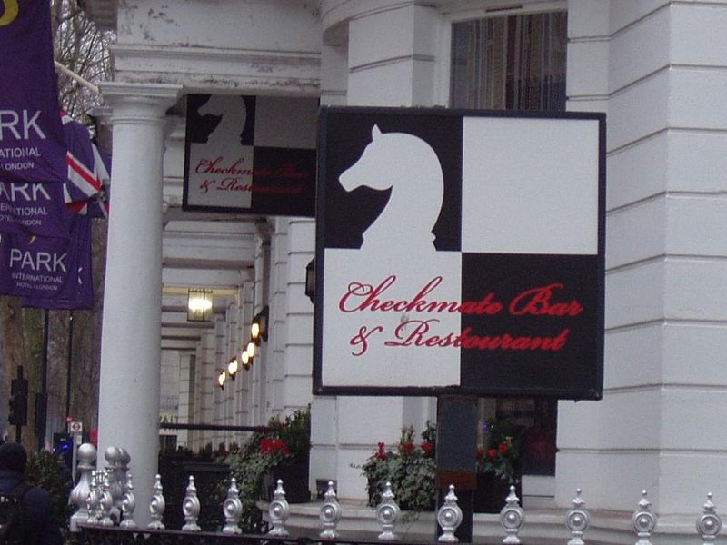Checkmate Bar-1 Jan 2025. (Pub, External, Sign). Published on 19-01-2025