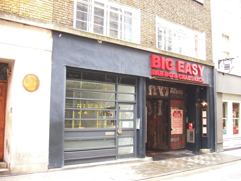 Big Easy WC2 Sep 2017. (Pub, External, Key). Published on 17-09-2017