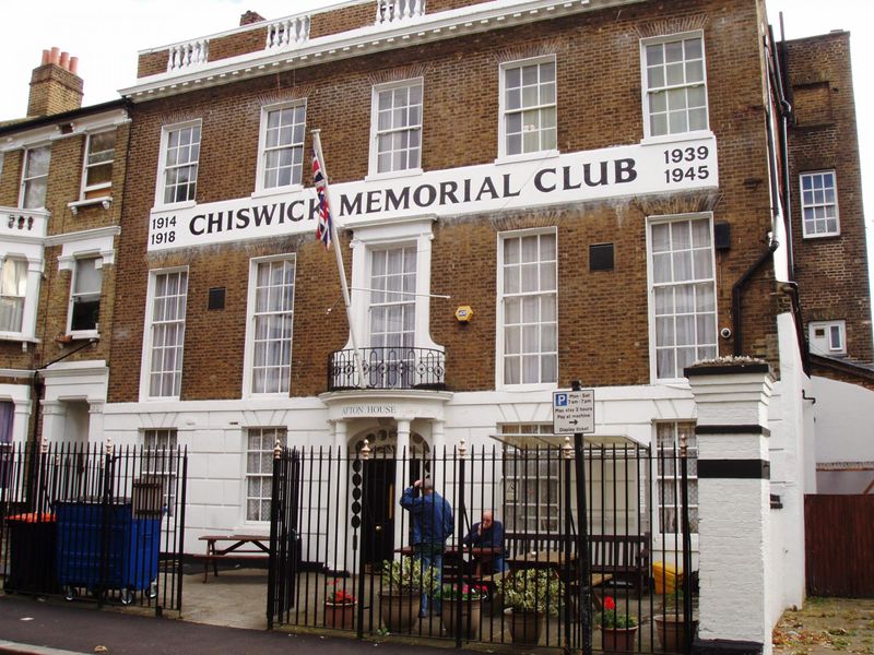 Chiswick Memorial Club Oct 2016. (Pub, External, Key). Published on 08-10-2016