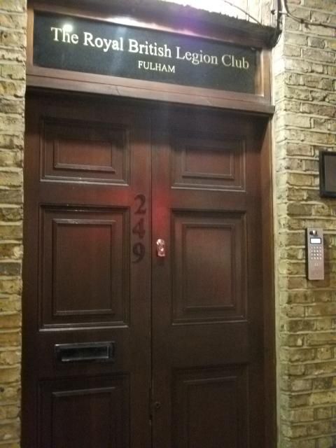 RBL Fulham 02 at night 06-Feb-18. (Pub, External). Published on 08-02-2018