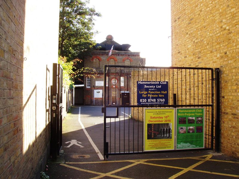 Hammersmith Club W6-1 Oct 2016. (Pub, External, Key). Published on 31-10-2016