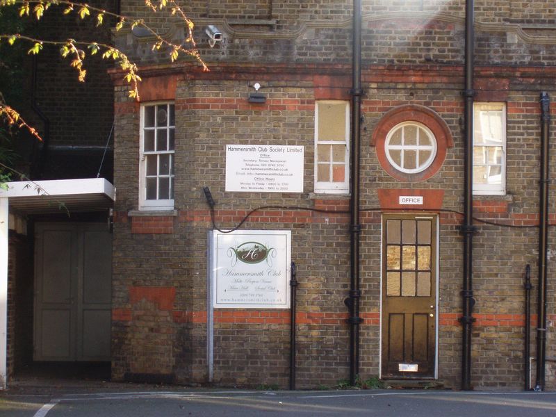 Hammmersmith Club W6-2 Oct 2016. (Pub, External). Published on 31-10-2016 
