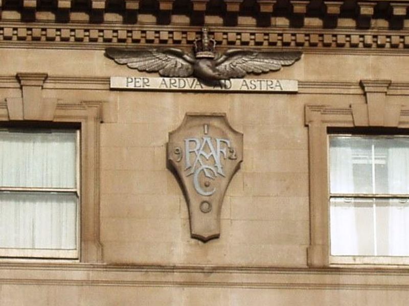 RAF Club W1 wall plaque Feb 2017. (External, Sign). Published on 06-02-2017