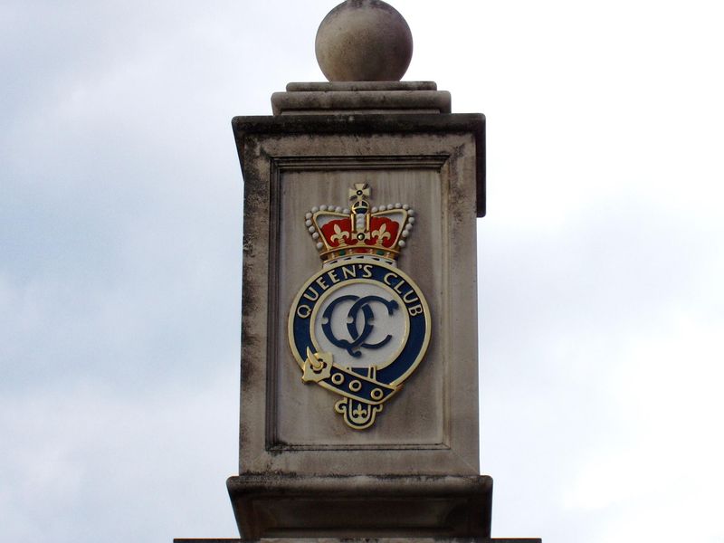 Queen's Club logo Oct 2014. (Pub, External, Sign). Published on 16-10-2016