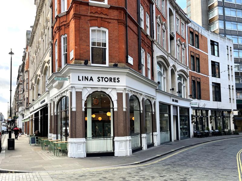 Lina Stores Marylebone Jan 2023. (External, Key). Published on 18-01-2023