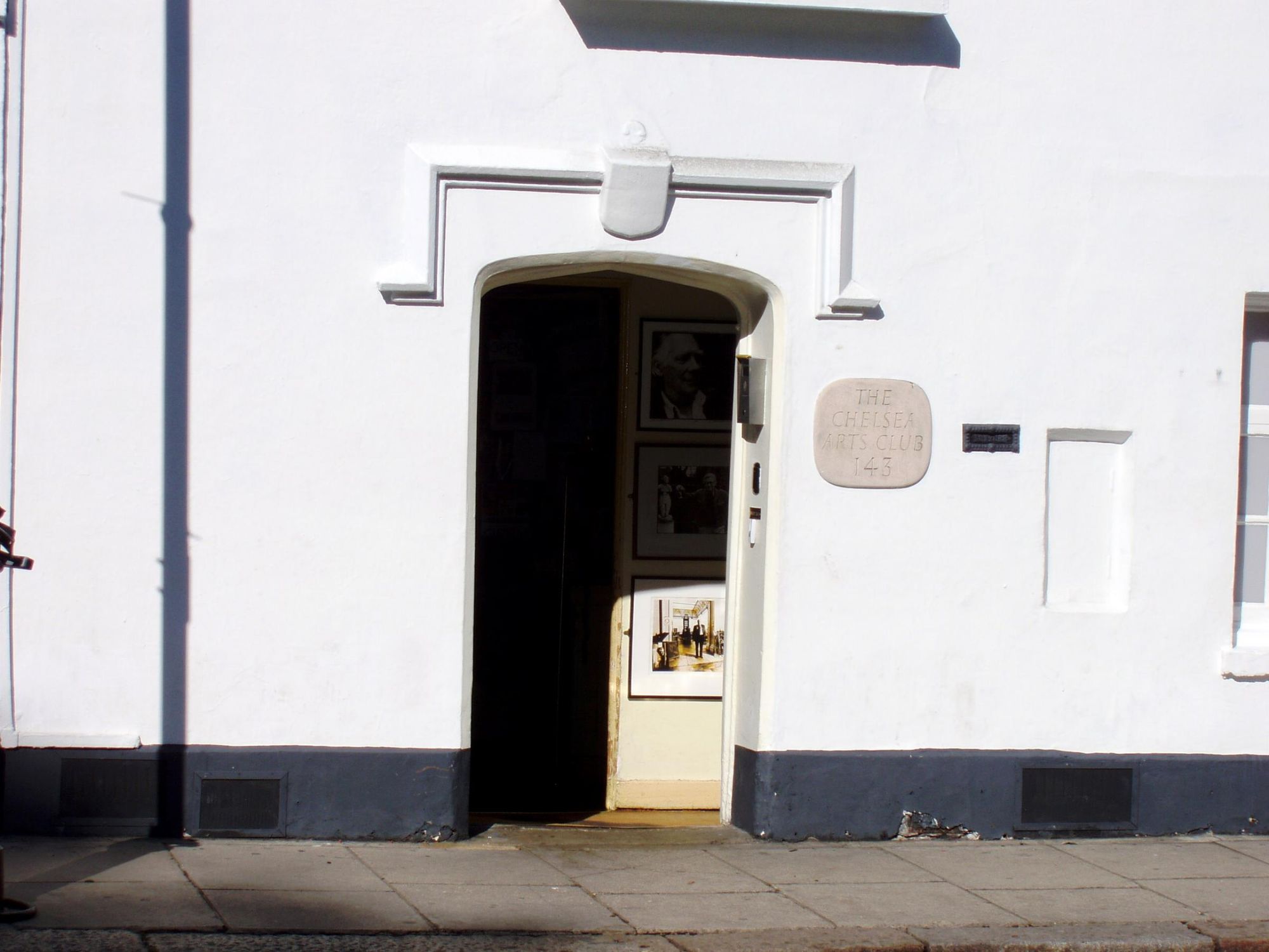 Chelsea Arts Club entrance July 2017. (Pub, External, Key). Published on 02-07-2017