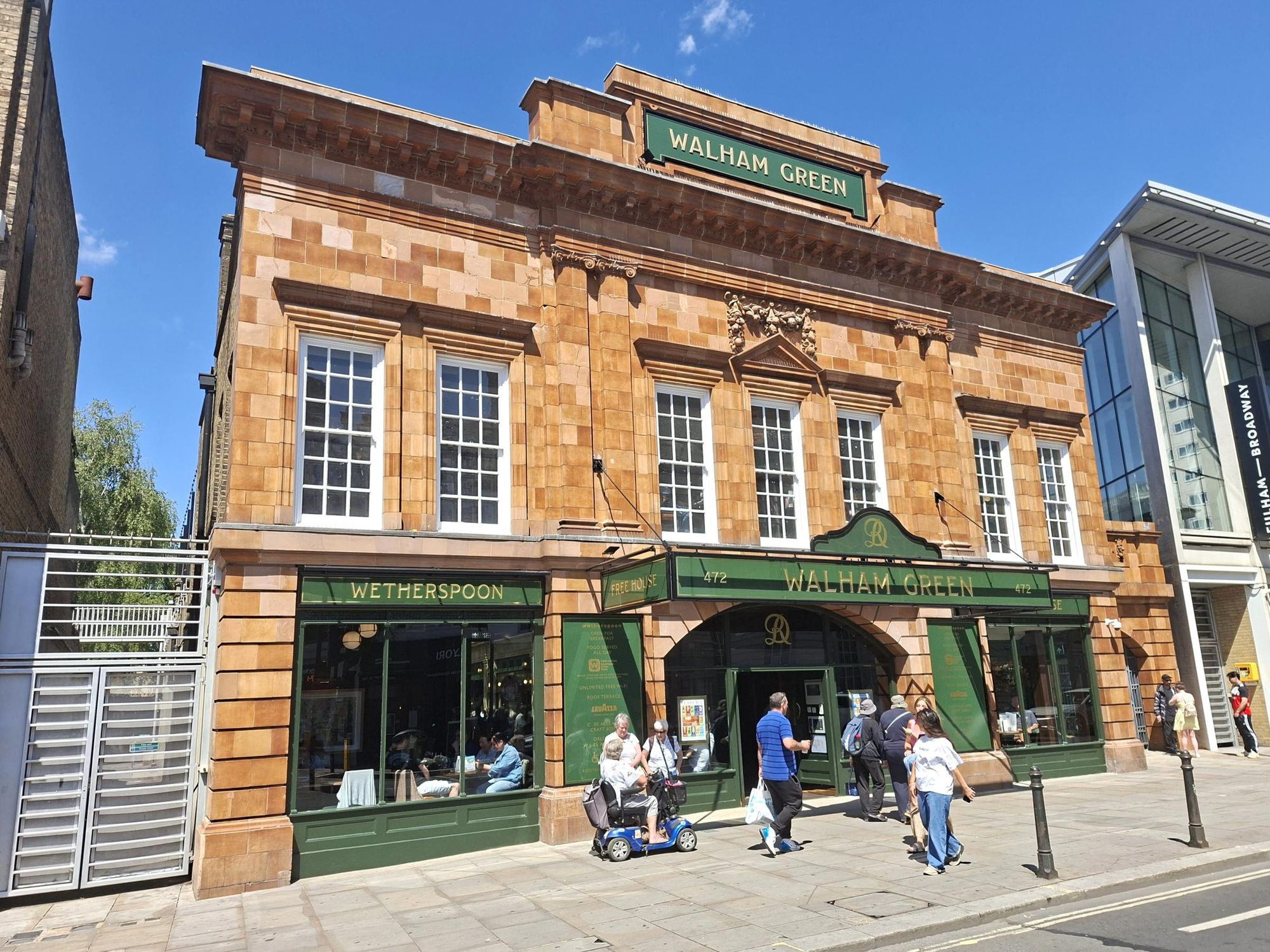 Walham Green exterior. (Pub, External, Key). Published on 09-07-2025
