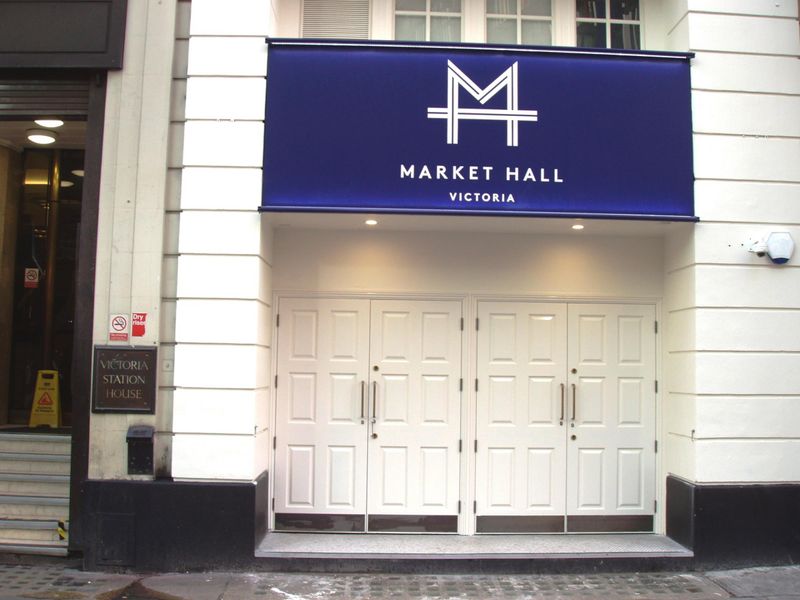 Market Hall Victoria back entrance Nov 2018. (Pub, External). Published on 11-11-2018
