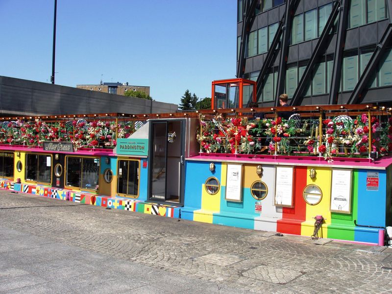 May Green Paddington Basin W2-1 July 2019. (Pub, External, Key). Published on 24-07-2019