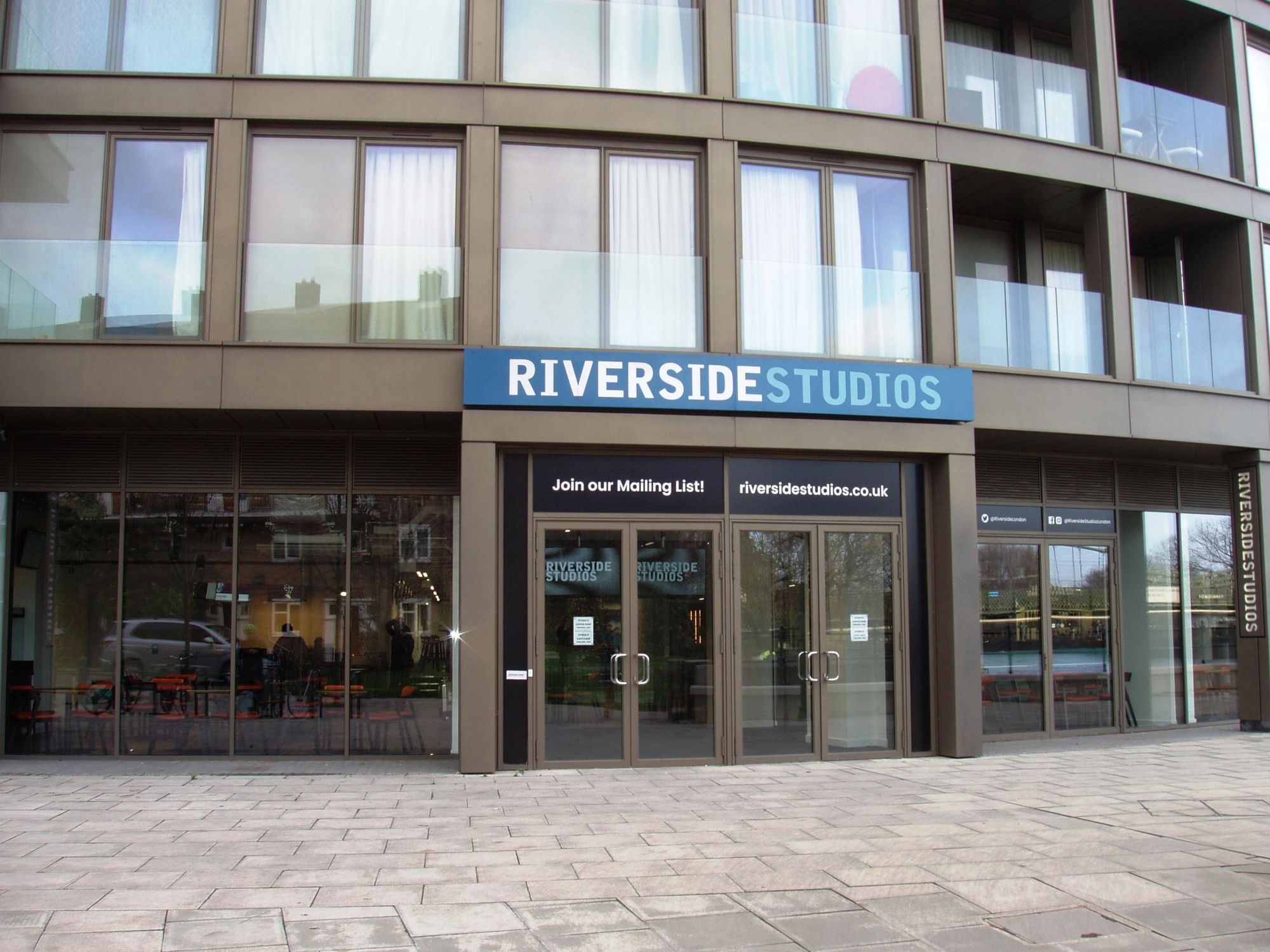 Riverside Studios-1 Dec 2019. (Pub, External, Key). Published on 08-12-2019