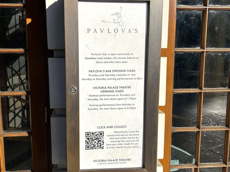 Pavlova opening times. Published on 18-10-2026