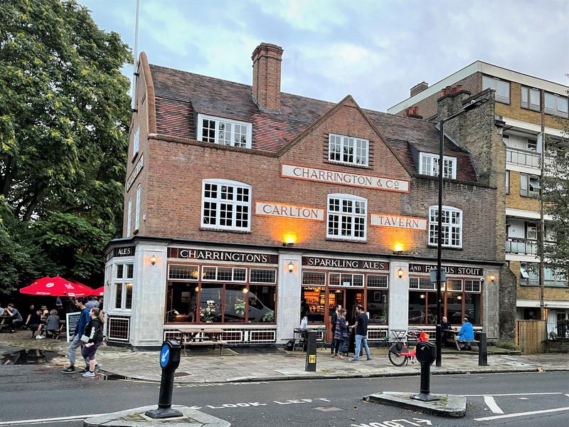 Carlton Tavern Sept 2021. (Pub, External, Key). Published on 11-09-2021