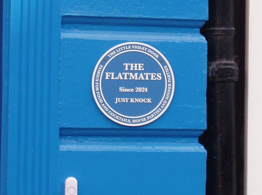 Little Violet Door W1-2. (Pub, External, Sign). Published on 03-09-2024