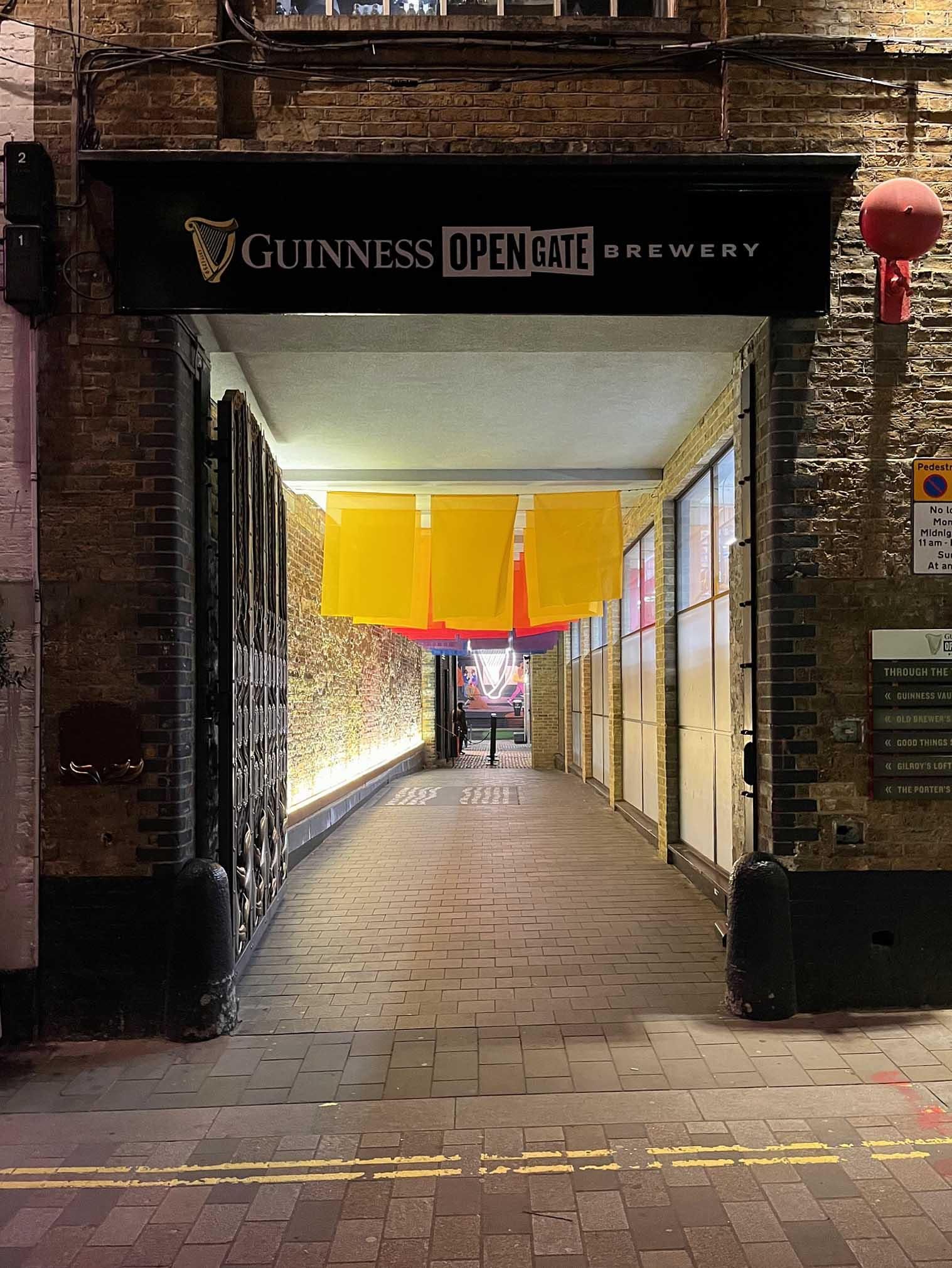 Guinness Open Gate via Tris C-1. (Pub, External). Published on 18-12-2025
