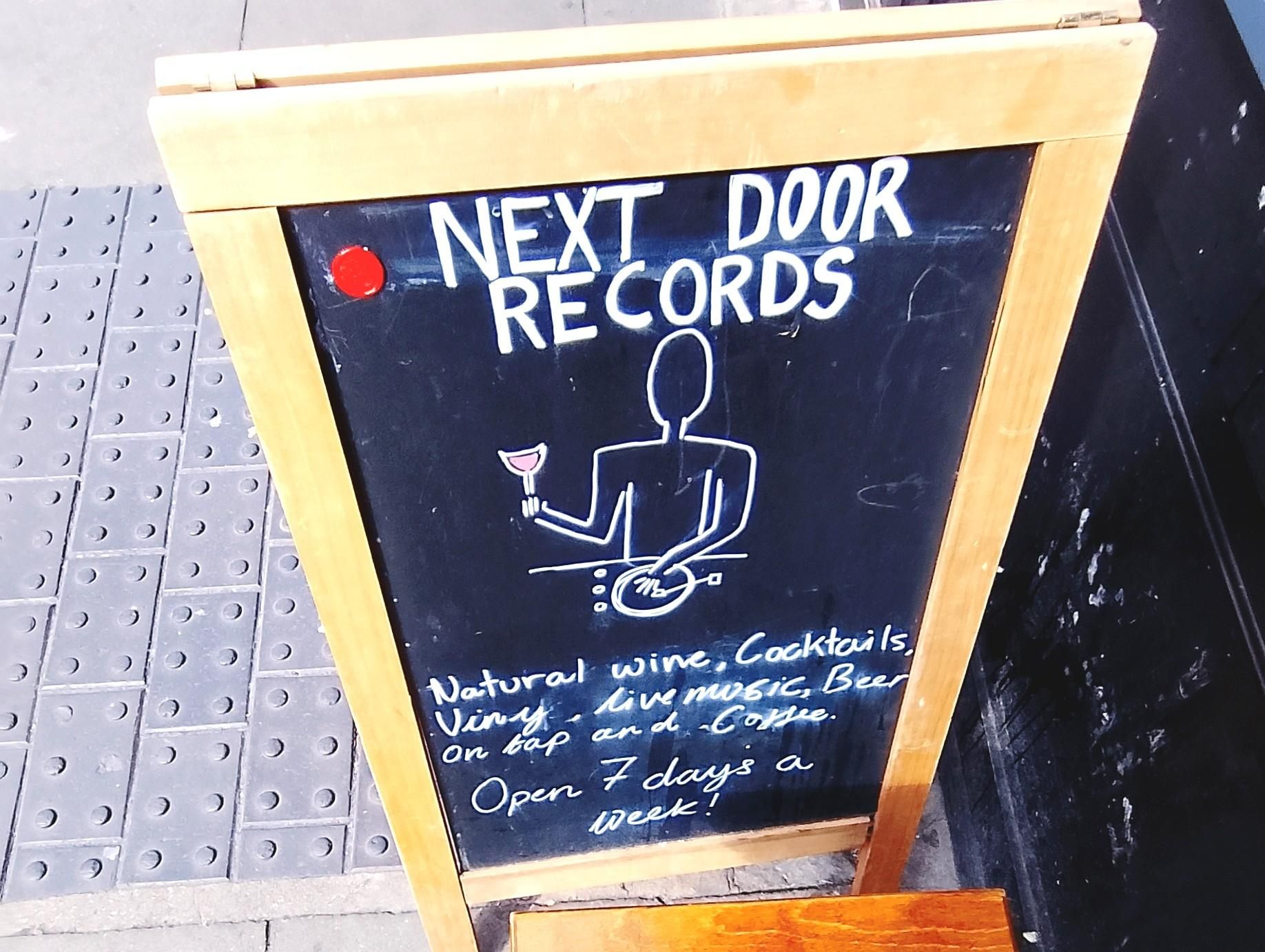 Next Door Records-3. (Pub, Sign). Published on 10-04-2026
