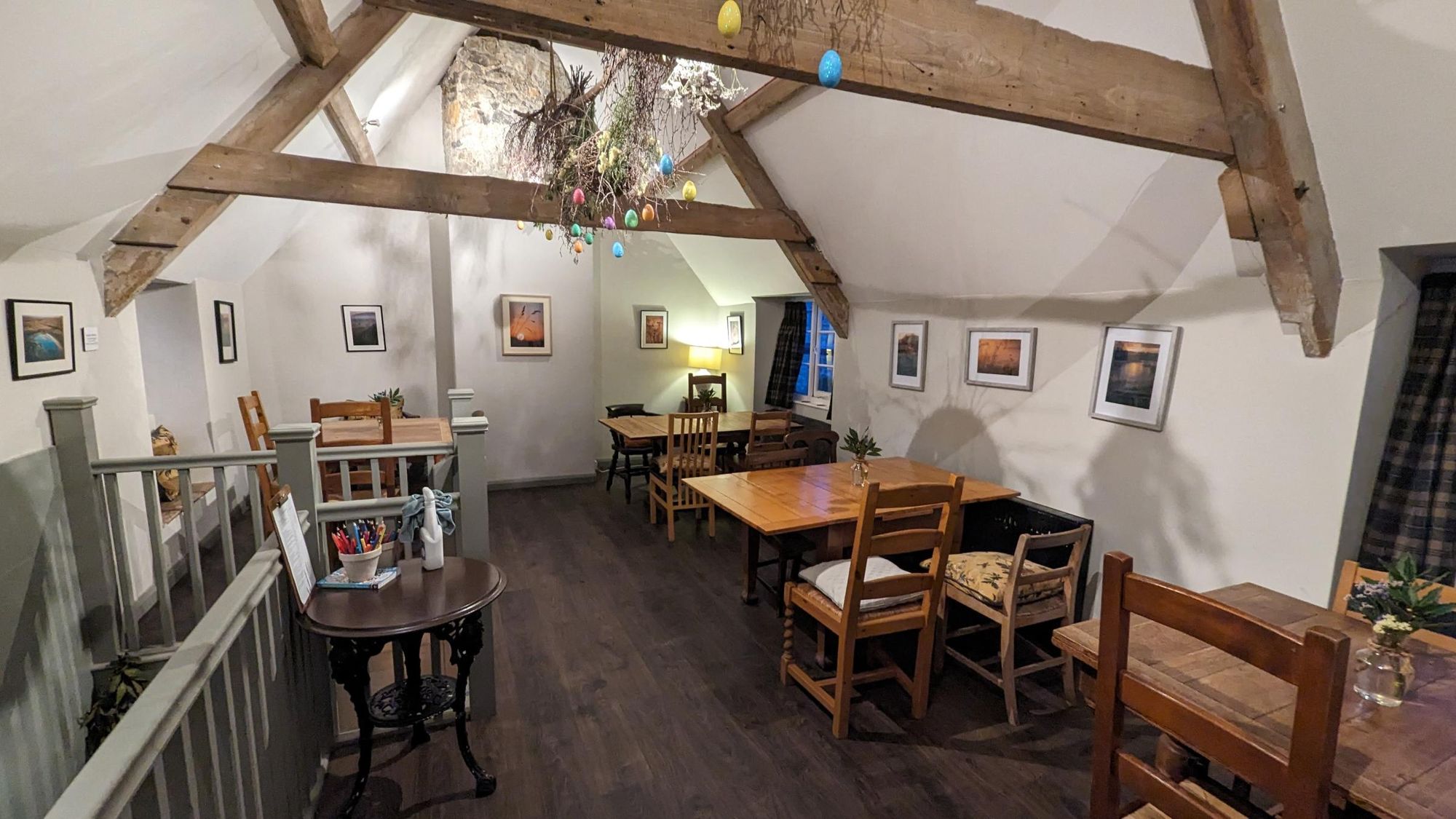 April 2024 - Upstairs Restaurant and Seating. Published on 05-04-2024
