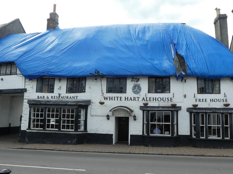 Thatch undergoing restoration. (Pub, External). Published on 20-04-2026 