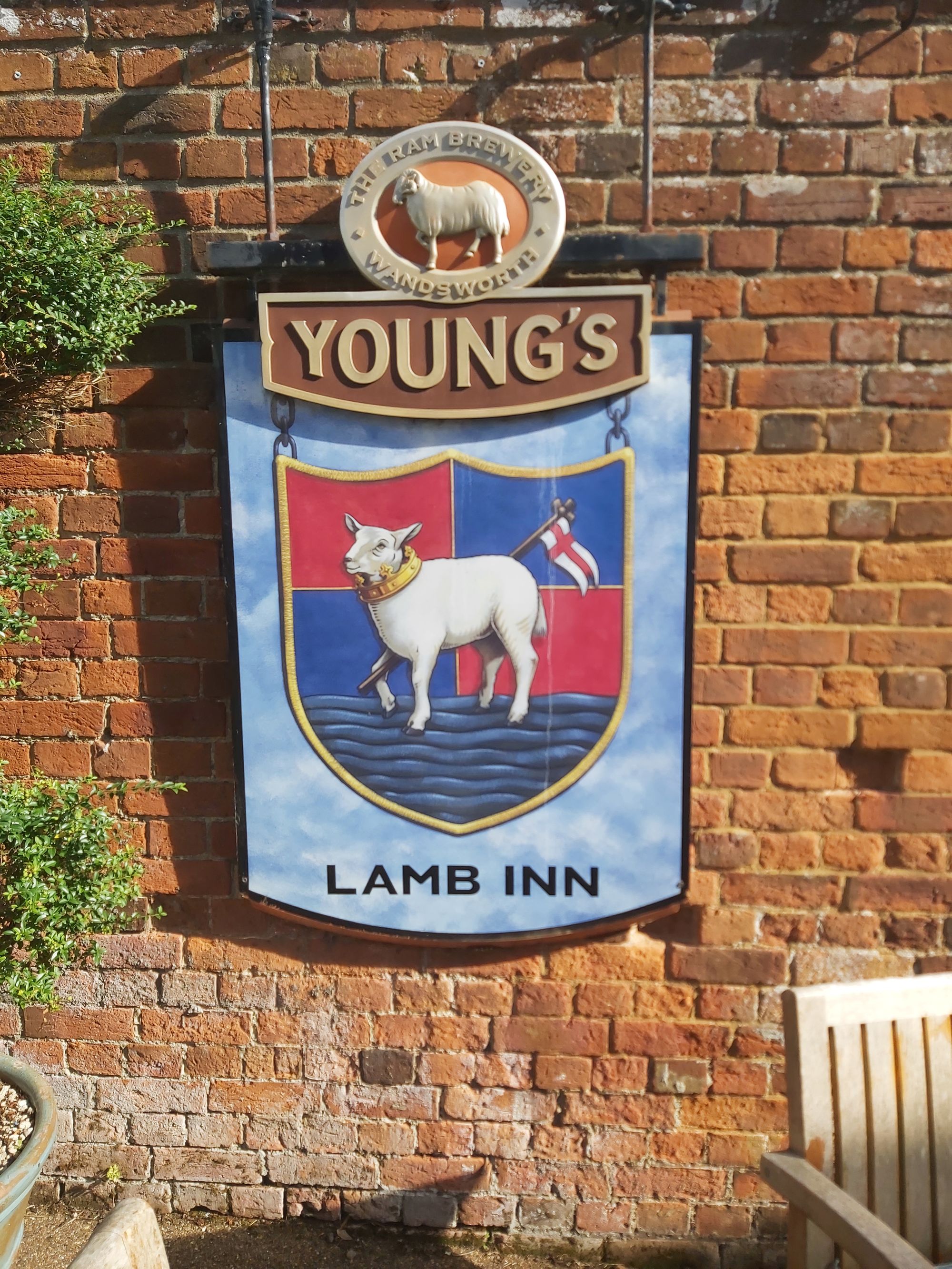 Lamb Inn, Hindon (Photo: Bob Brodie - 11/09/2026). (Sign). Published on 11-10-2026