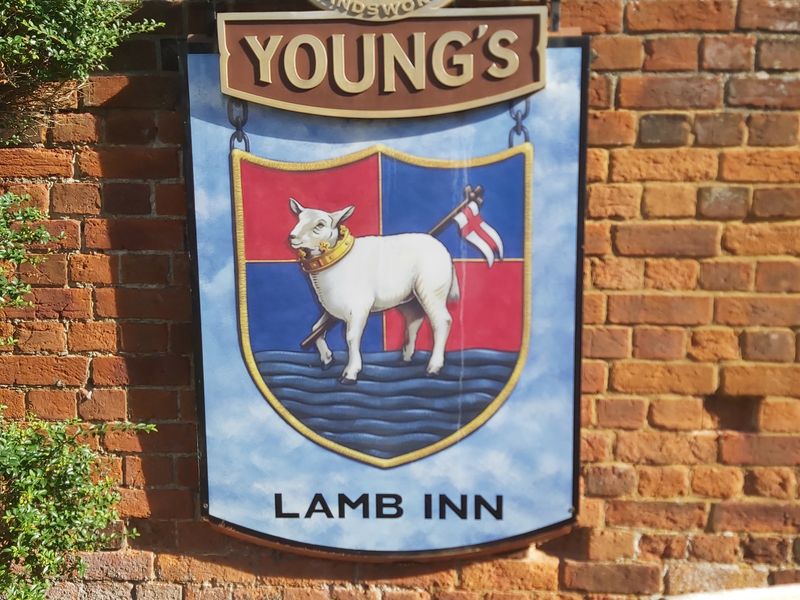 Lamb Inn, Hindon (Photo: Bob Brodie - 11/09/2026). (Sign). Published on 11-10-2026