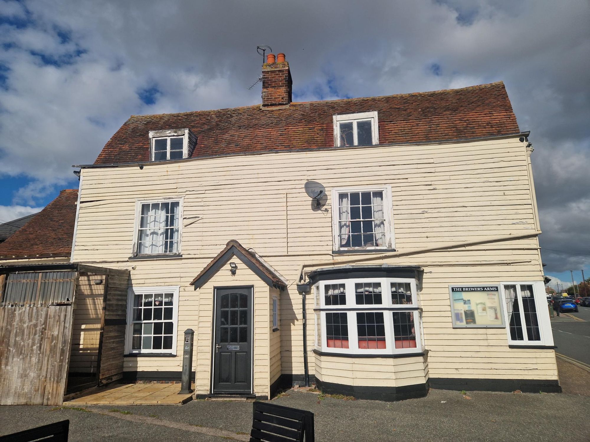 Brewers Arms, Brightlingsea (rear). (Pub, External). Published on 01-01-1970