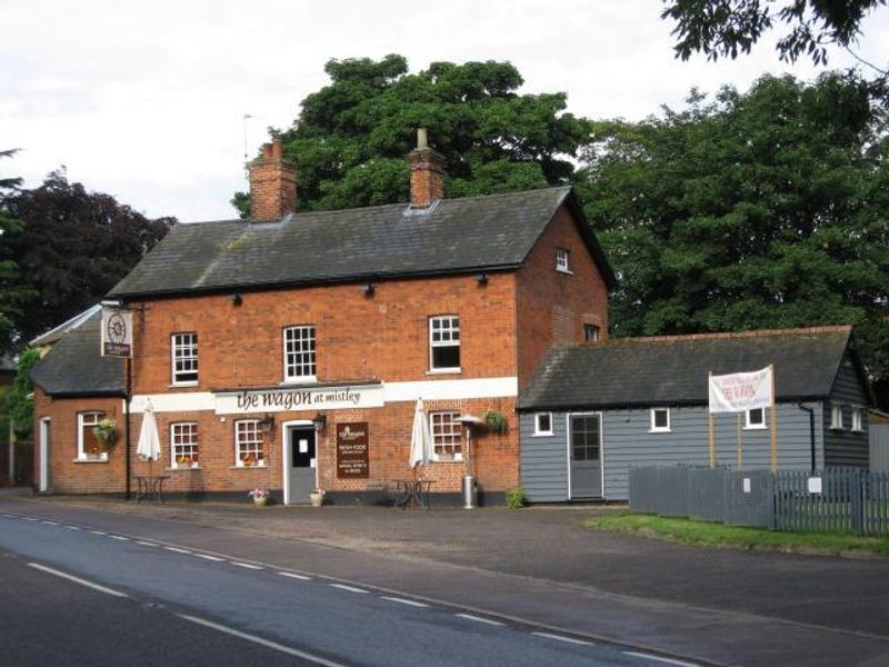 Wagon at Mistley. (Pub, External, Key). Published on 07-05-2009