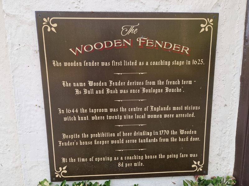 Wooden Fender, Ardleigh (sign). (External, Sign). Published on 09-08-2025 