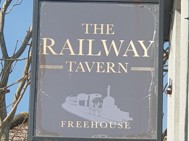 Railway Tavern, Brightlingsea (sign). (Sign). Published on 01-01-1970