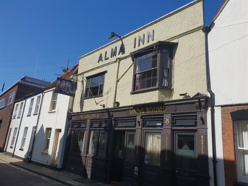 Alma Inn, Harwich. (Pub, External, Key). Published on 05-05-2018