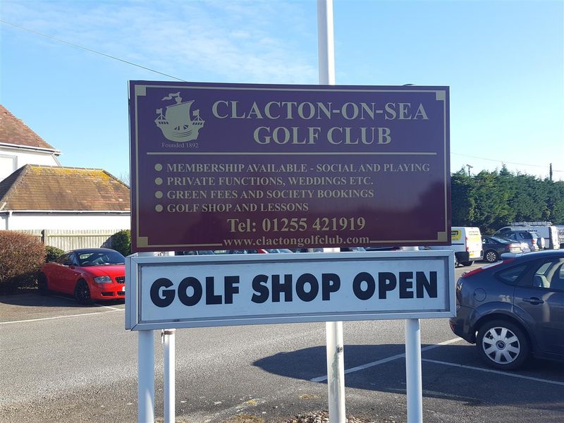 Clacton Golf Club. (Sign, Key). Published on 01-01-1970