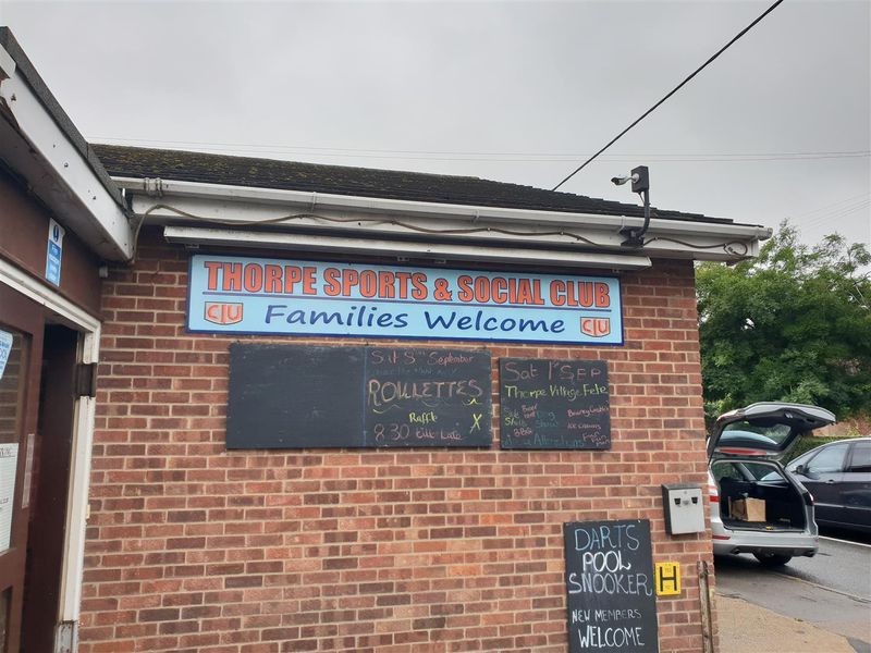 Thorpe-le-Soken Sports and Social Club. (Pub, External, Sign, Key). Published on 09-05-2018 