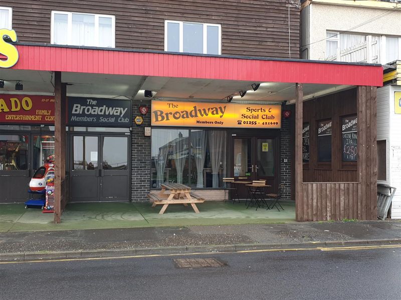 The Broadway Club, Jaywick. (Pub, External, Key). Published on 01-01-1970