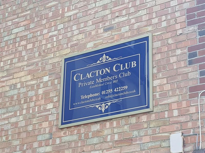 Clacton Club. (External, Sign, Key). Published on 01-01-1970 