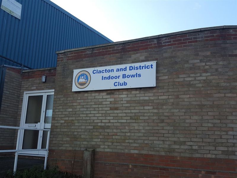 Clacton and District Indoor Bowls Club. (Pub, External, Key). Published on 01-01-1970