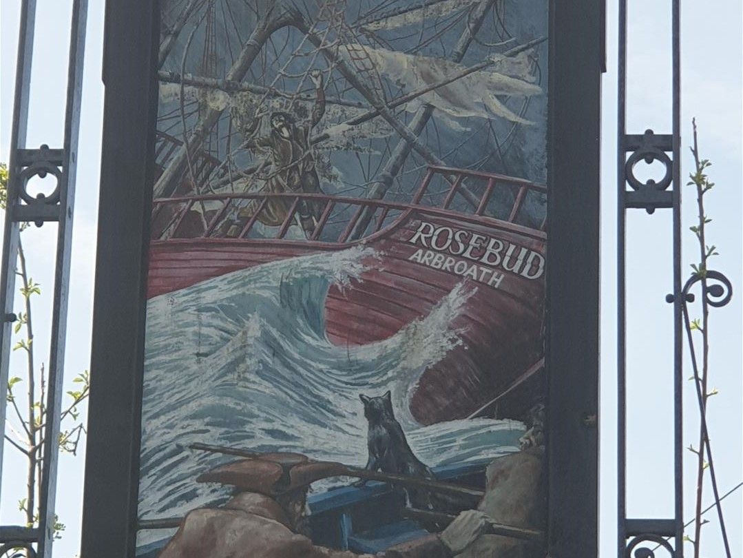 Rosebud, Brightlingsea (sign). (Sign). Published on 01-01-1970