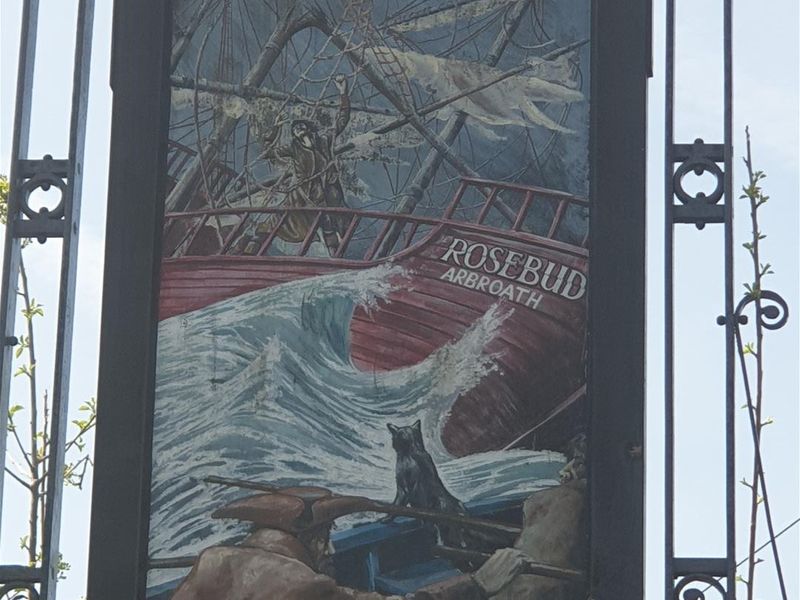 Rosebud, Brightlingsea (sign). (Sign). Published on 01-01-1970