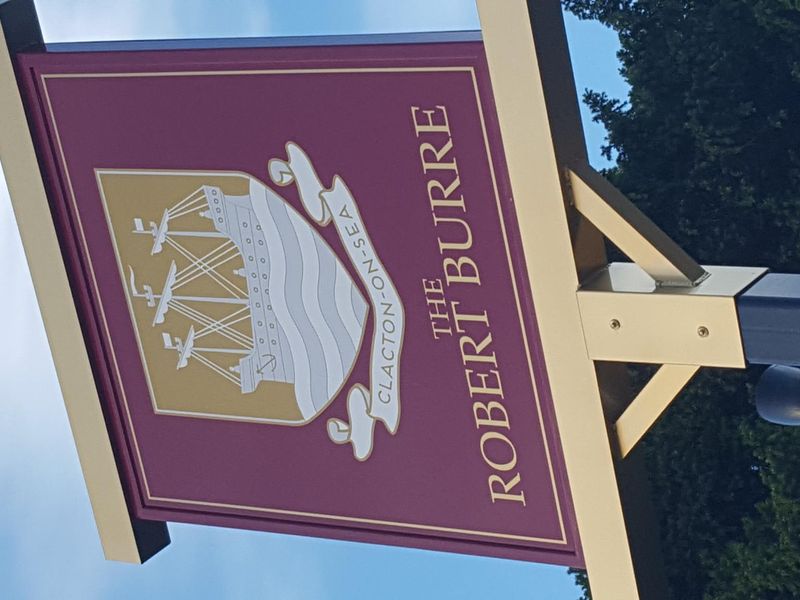 Robert Burre new pub sign. (Pub, Sign). Published on 09-12-2016 