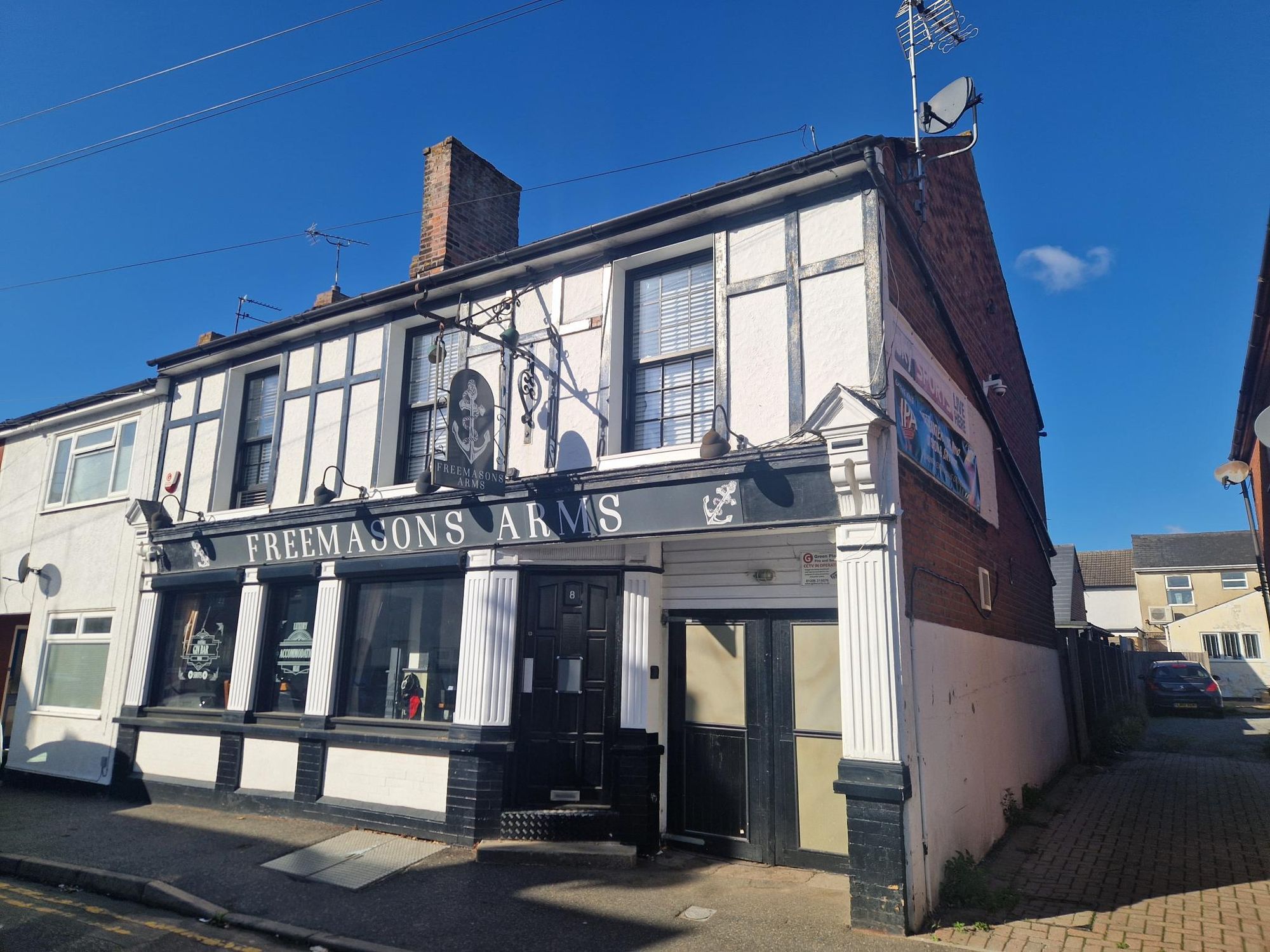 Freemasons Arms, Brightlingsea. (Pub, External, Key). Published on 01-01-1970