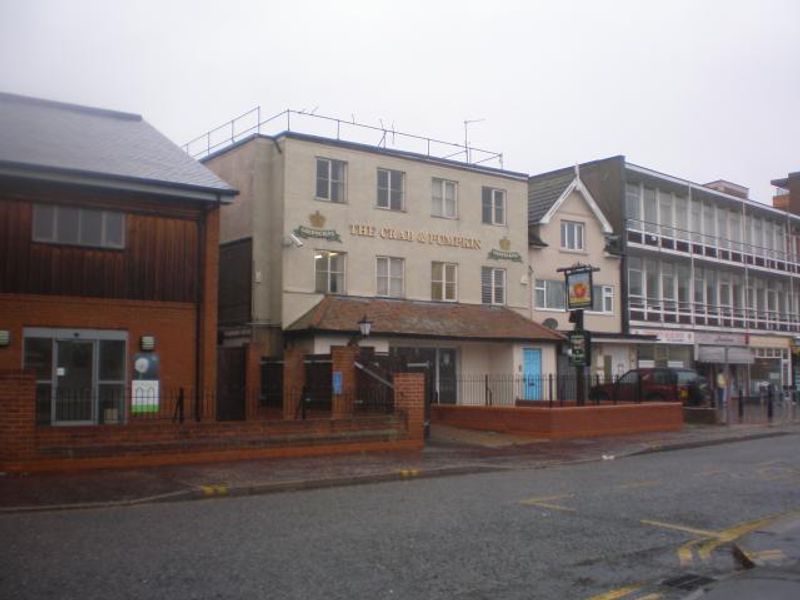 Crab & Pumpkin at Clacton-on-Sea. (Pub, External, Key). Published on 11-01-2009