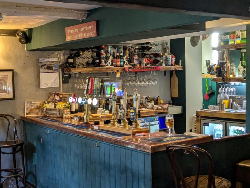Bar of Fighting Cocks Stottesdon. (Pub, Bar). Published on 27-10-2024 