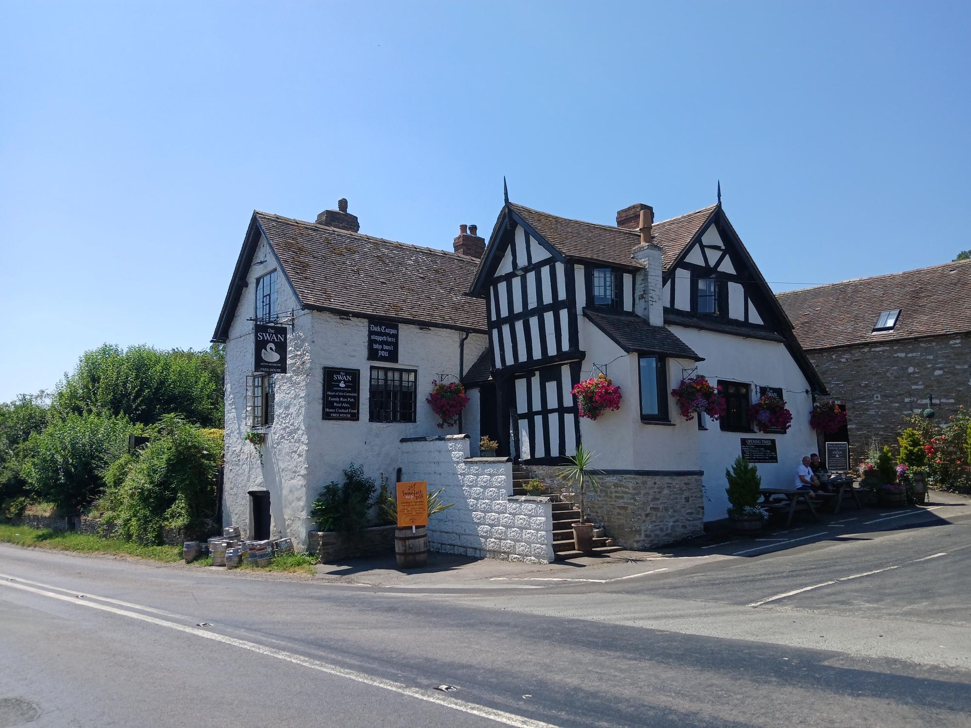Swan, Aston Munslow. (Pub, External, Sign, Key). Published on 21-07-2026