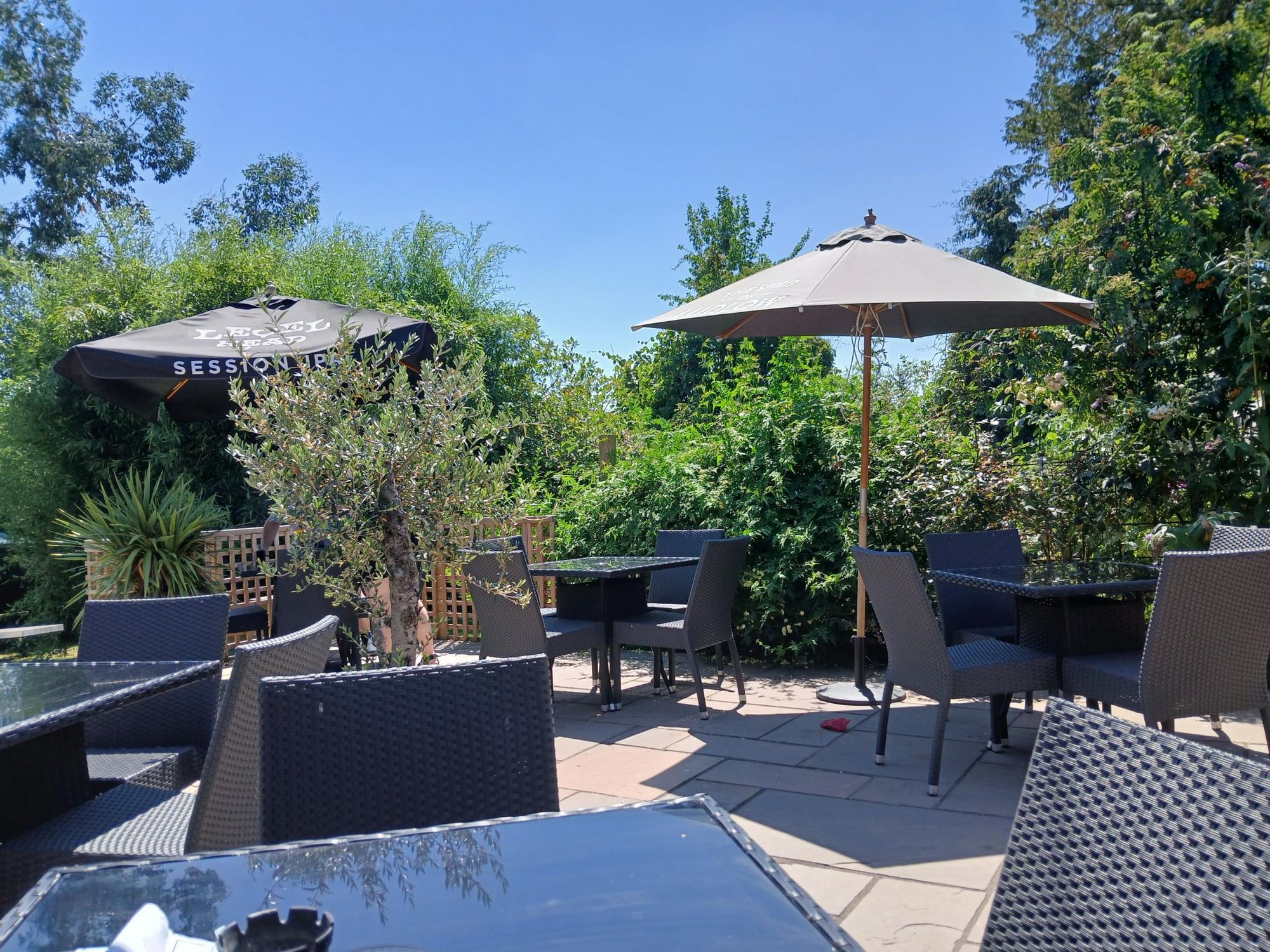 Swan, Aston Munslow garden. (Pub, External, Garden). Published on 21-07-2026