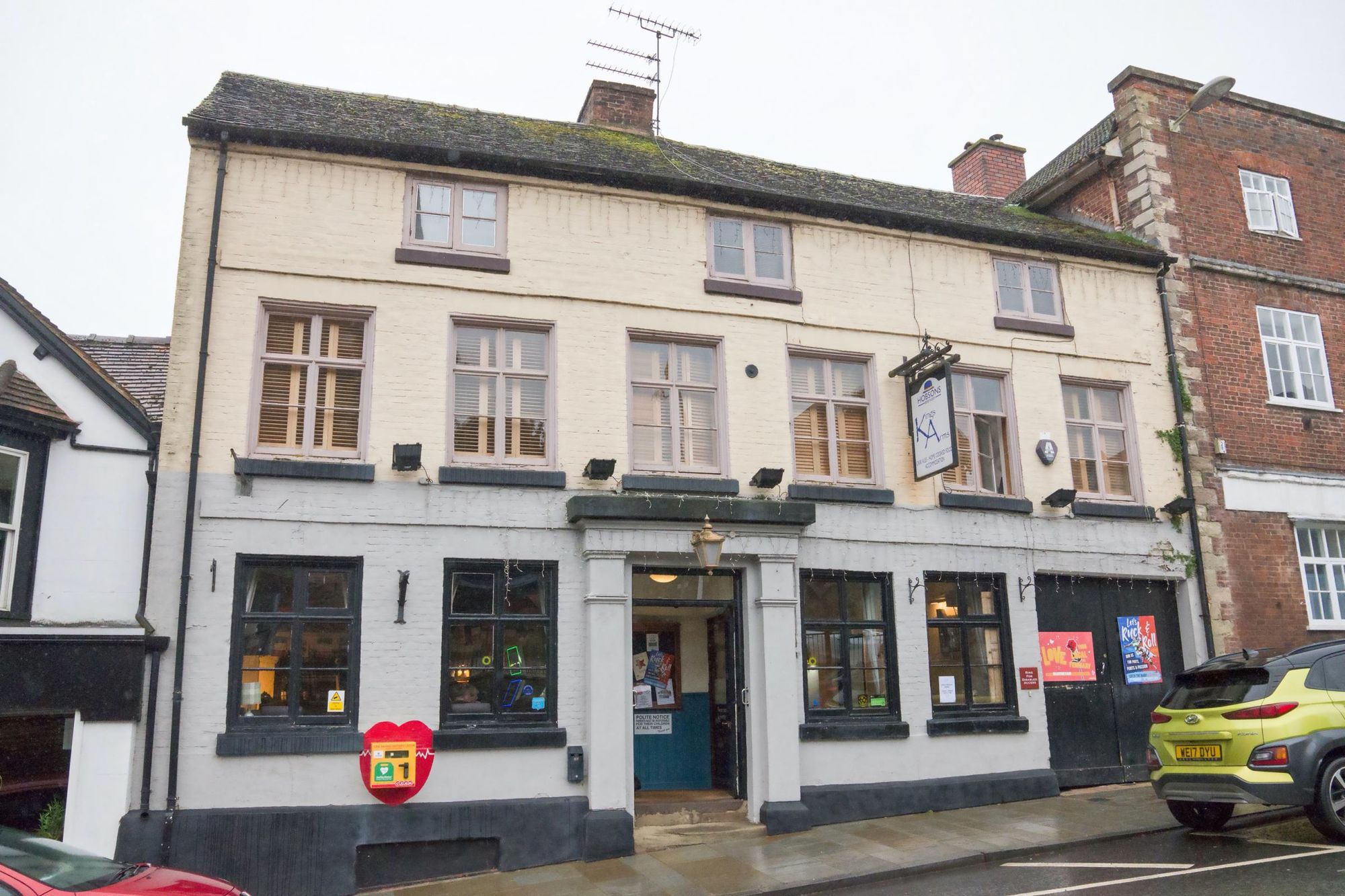 KIng's Arms, Cleobury Mortimer Feb 2024. (Pub, External, Key). Published on 05-02-2024