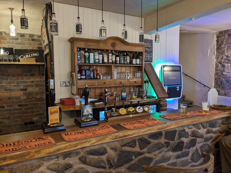 The bar at the Cross on the Hill. (Pub, Bar). Published on 17-02-2024 