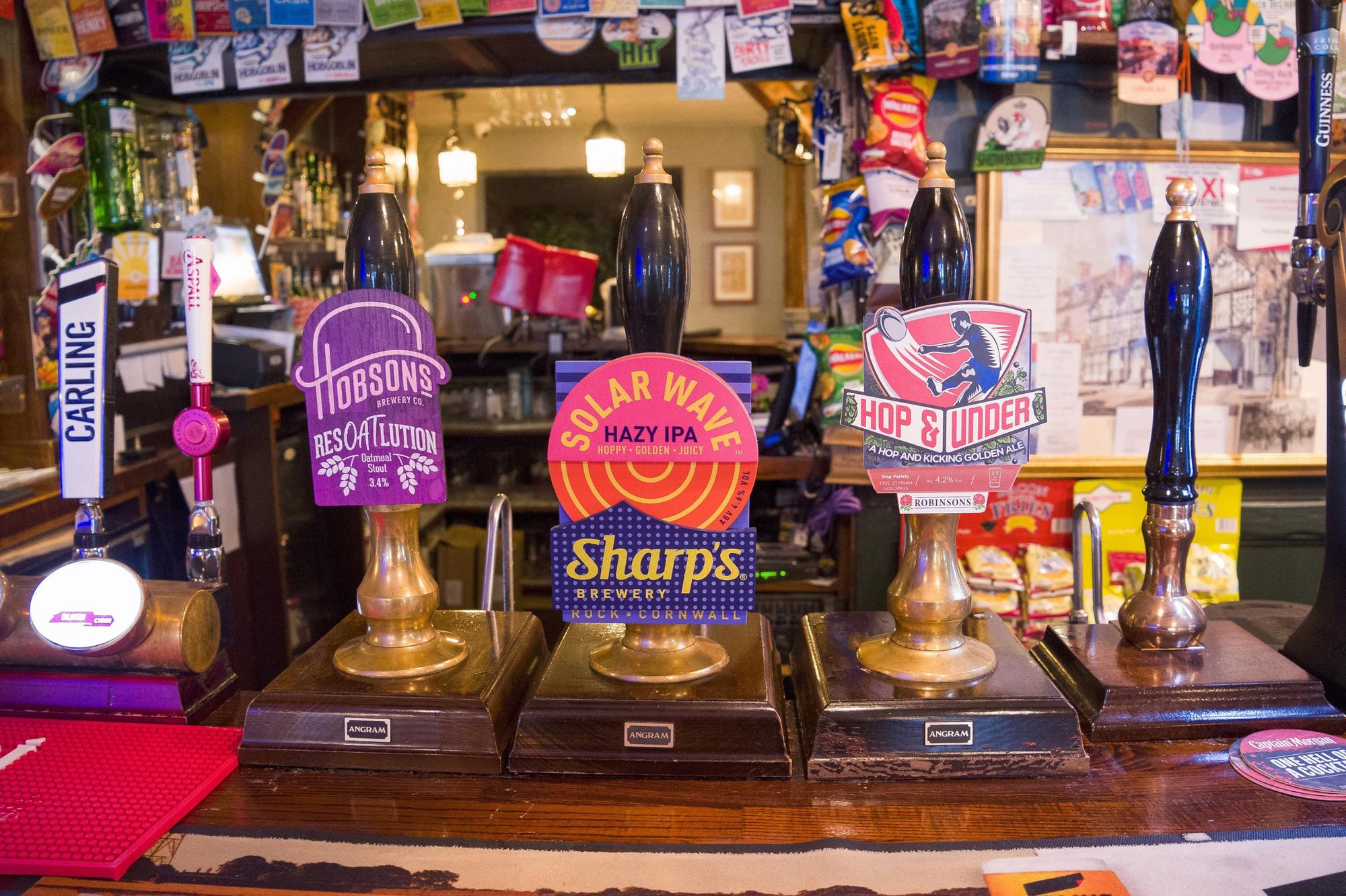 Talbot Inn, Cleobury Mortimer Feb 2024 (Bar). (Pub, Bar). Published on 05-02-2024