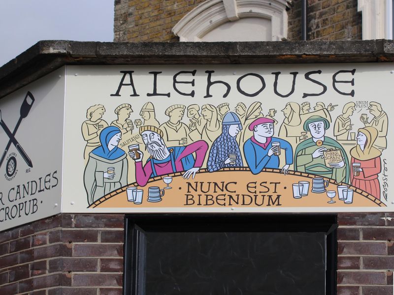 Signage during Four Candles tenure. (External, Sign). Published on 16-05-2021