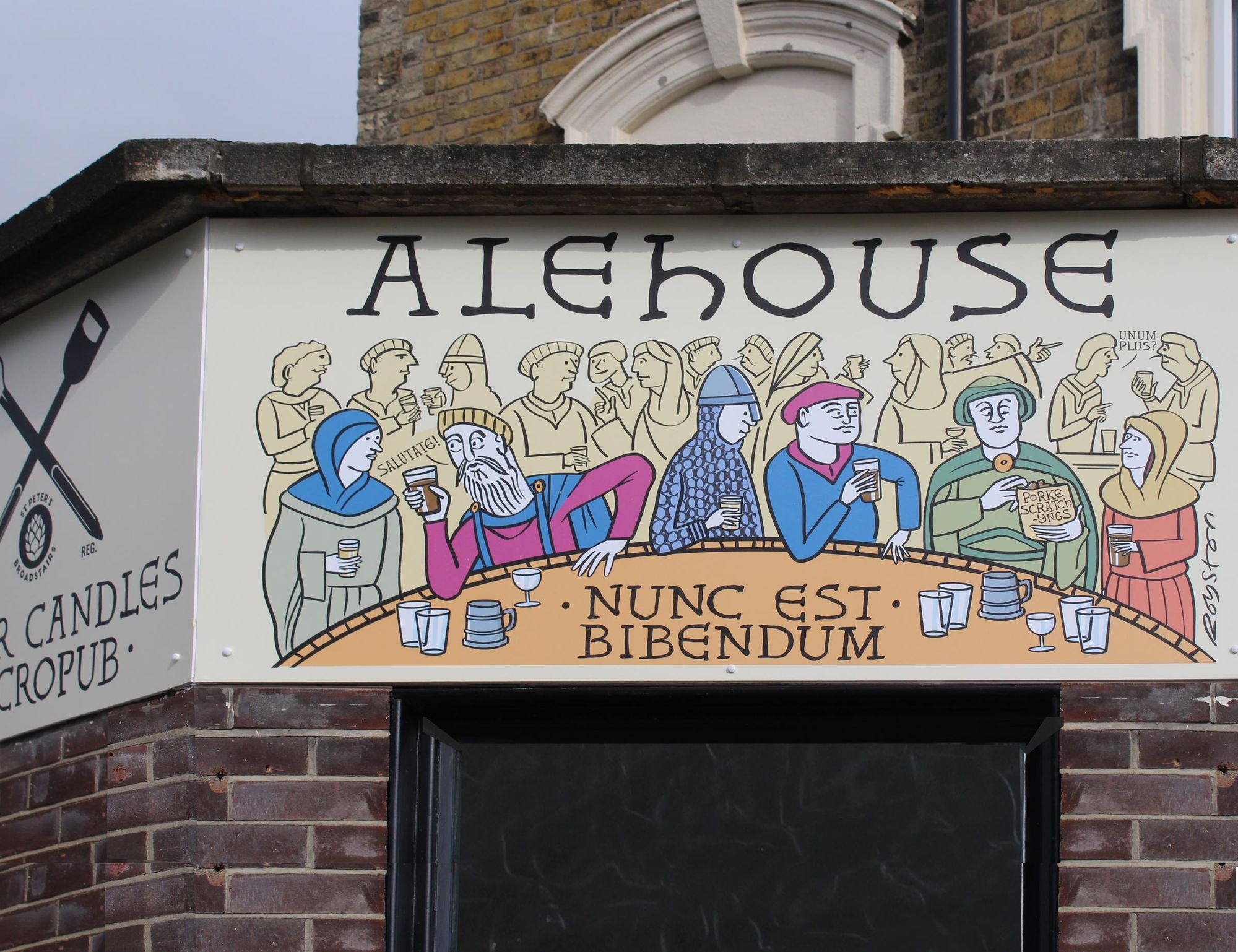Signage during Four Candles tenure. (External, Sign). Published on 16-05-2021