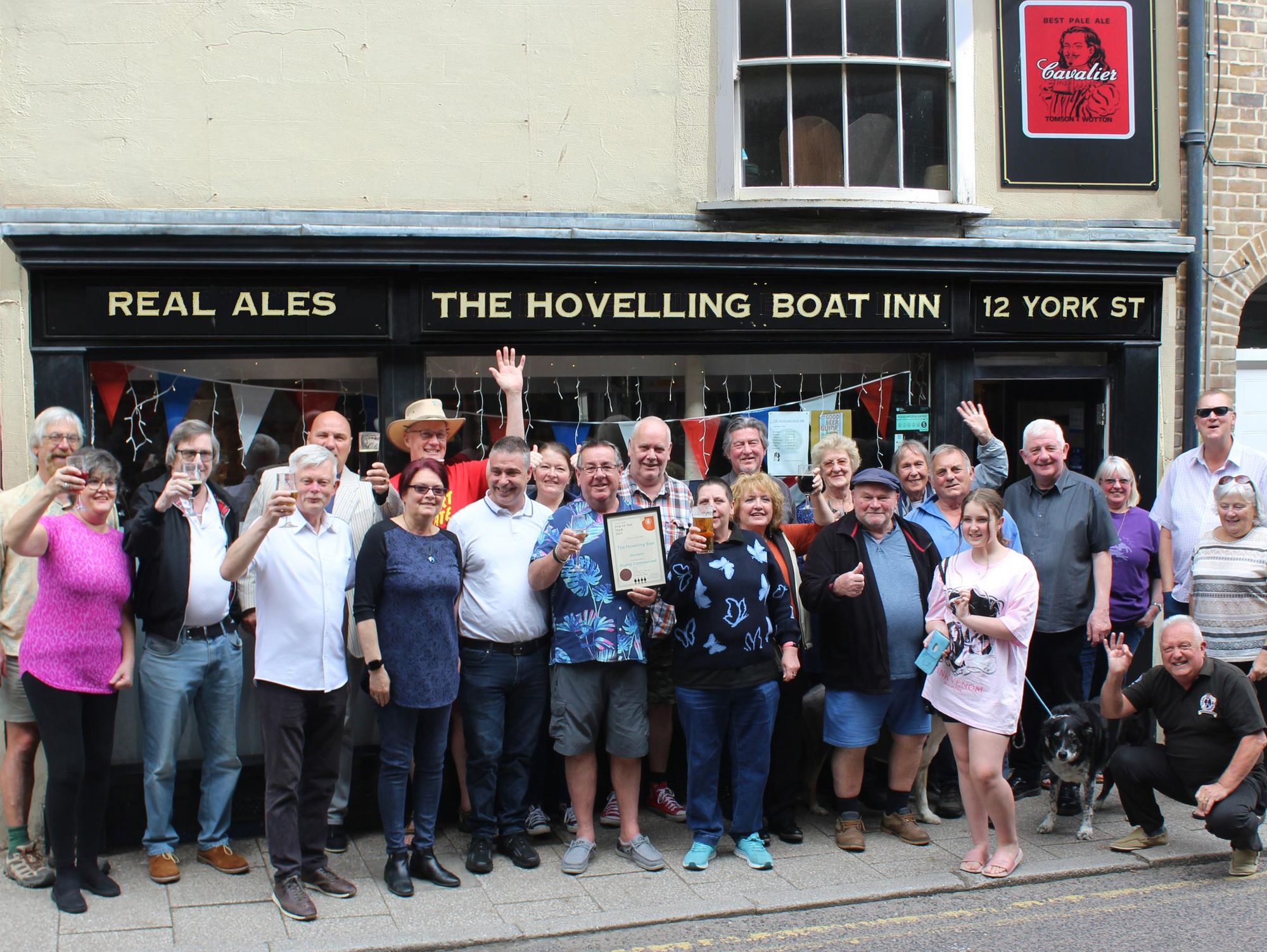 CAMRA award 2023. (External, Publican, Customers, Award, Key). Published on 08-05-2023