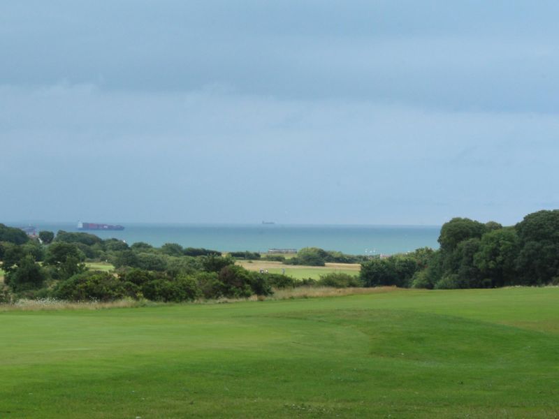 Looking along the course and out to sea.. Published on 02-08-2021