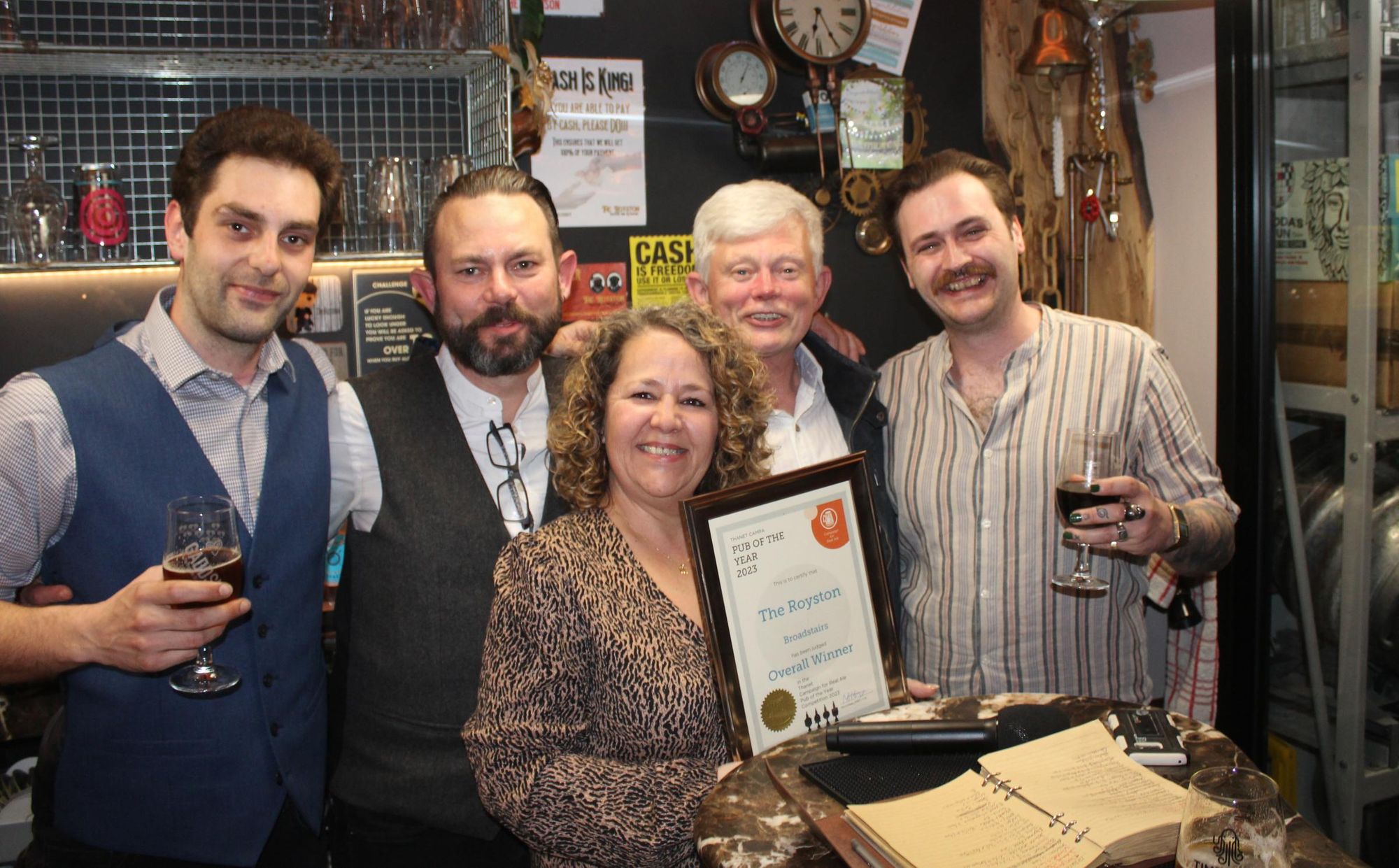 Thanet pub of the year 2023. (Pub, Publican, Award). Published on 20-04-2023