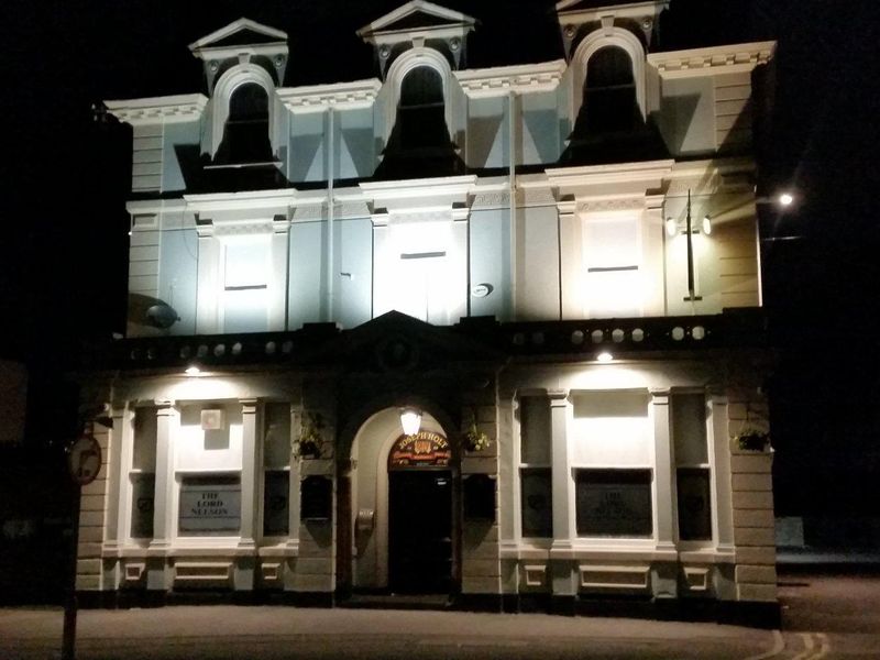 Lord Nelson - exterior, floodlit. (External). Published on 10-02-2023